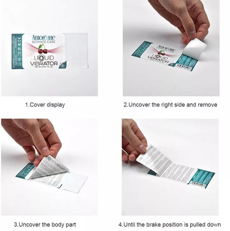 adhesive booklet label