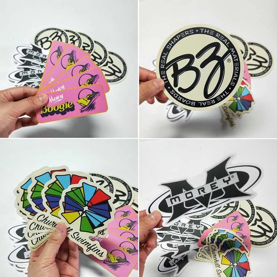 Die cut stickers