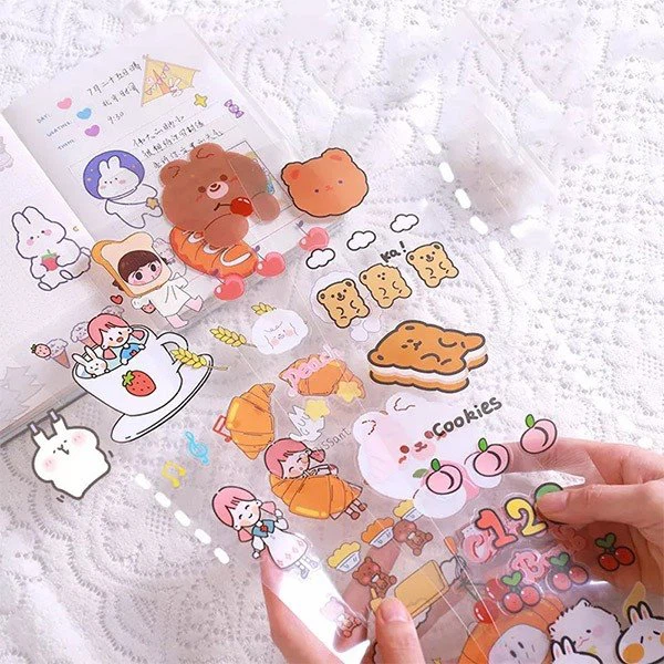 Clear Kiss Cut Sticker Sheet