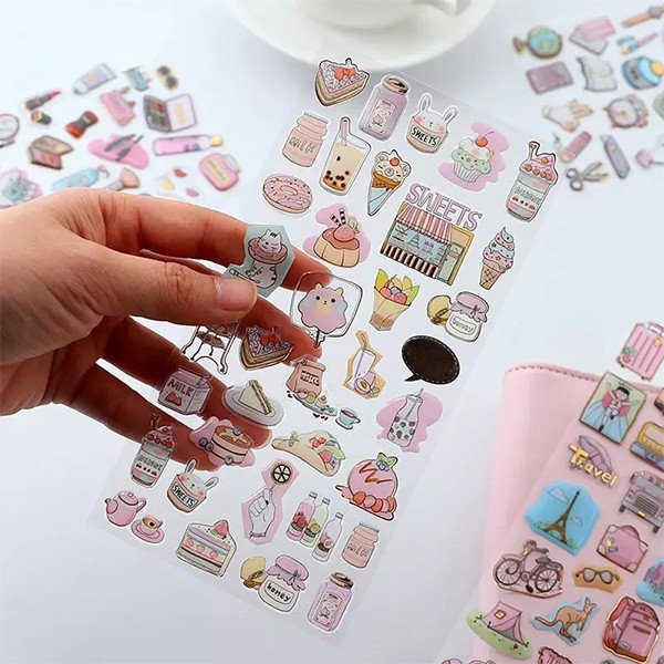 Clear Kiss Cut Sticker Sheet