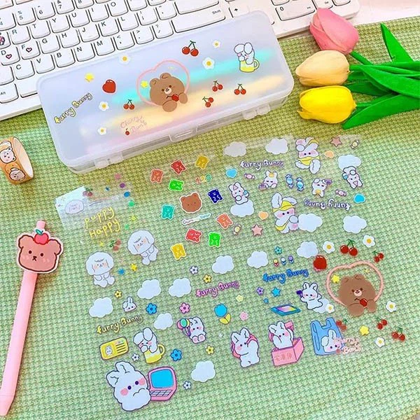Clear Kiss Cut Sticker Sheet
